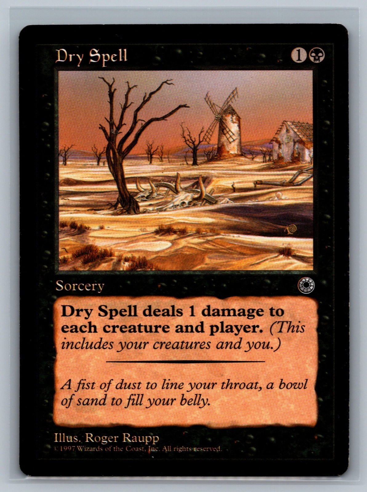 Magic The Gathering Portal Dry Spell MTG TCG CCG