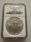 2012 San Francisco Mint Silver Eagle $1 MS 69