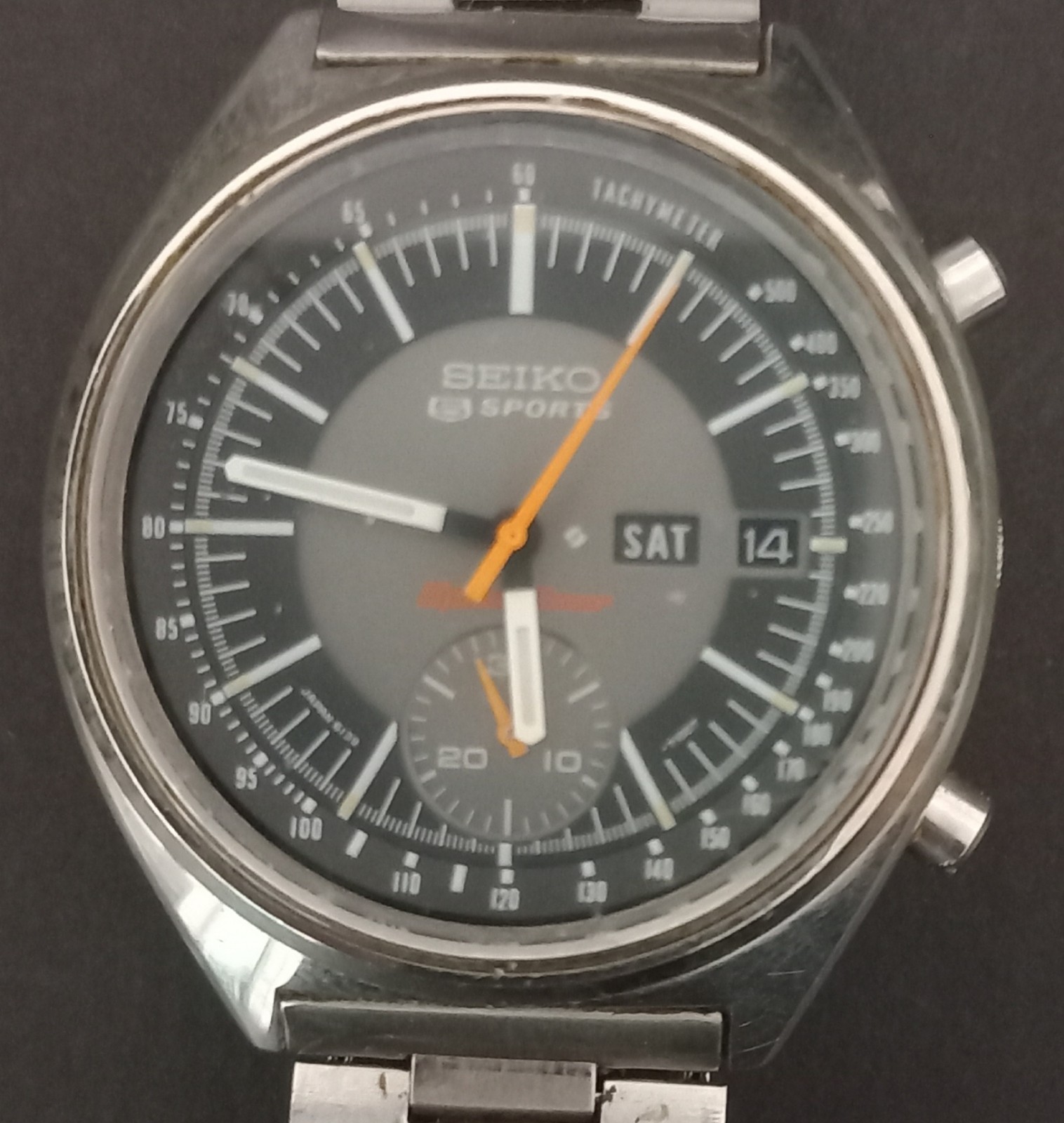 Watch 5 Seiko Sports Timer Men's Vintage Speed - vintagewatches.pk