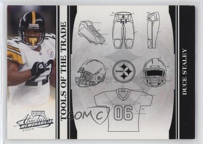 2006 Playoff Absolute Memorabilia Tools of the Trade Black 42/50 Duce Staley 0q3