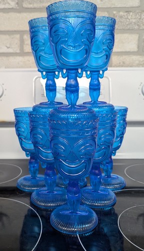 Blue Tiki Goblet (Qty 9)