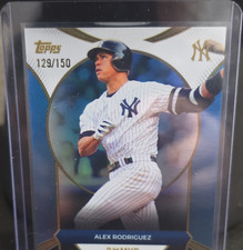 TOPPS 2025 WELCOME TO THE CLUB BLUE FOIL #11/150 ALEX RODRIGUEZ YANKEES