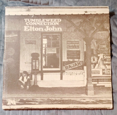 Elton John Tumbleweed Connection UNI 1970 Vinyl LP Rock 12'' 33RPM Sleeve