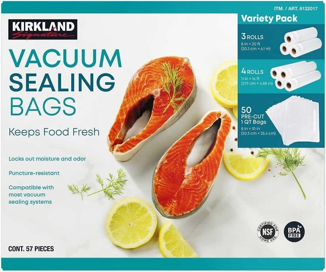 カークランド　フードセーバー コストコで販売しているシーリングバッグ、カークランド製が