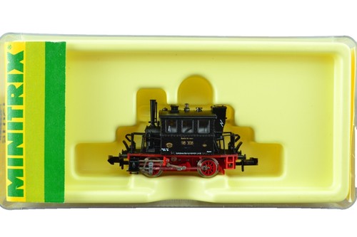 12758 MINITRIX N E-LOK BR 152 Railion Loc rot OVP Spur N 1:160