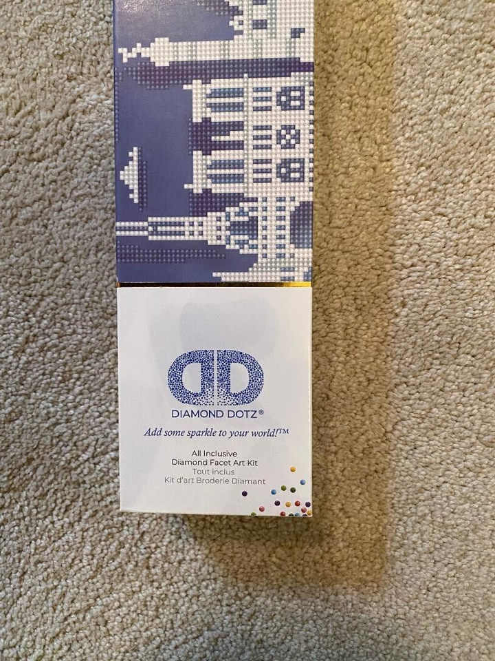 DIAMOND DOTZ SPARKLE THE WORLD DIAMOND FACET ART KIT DIAMOND PAINTING