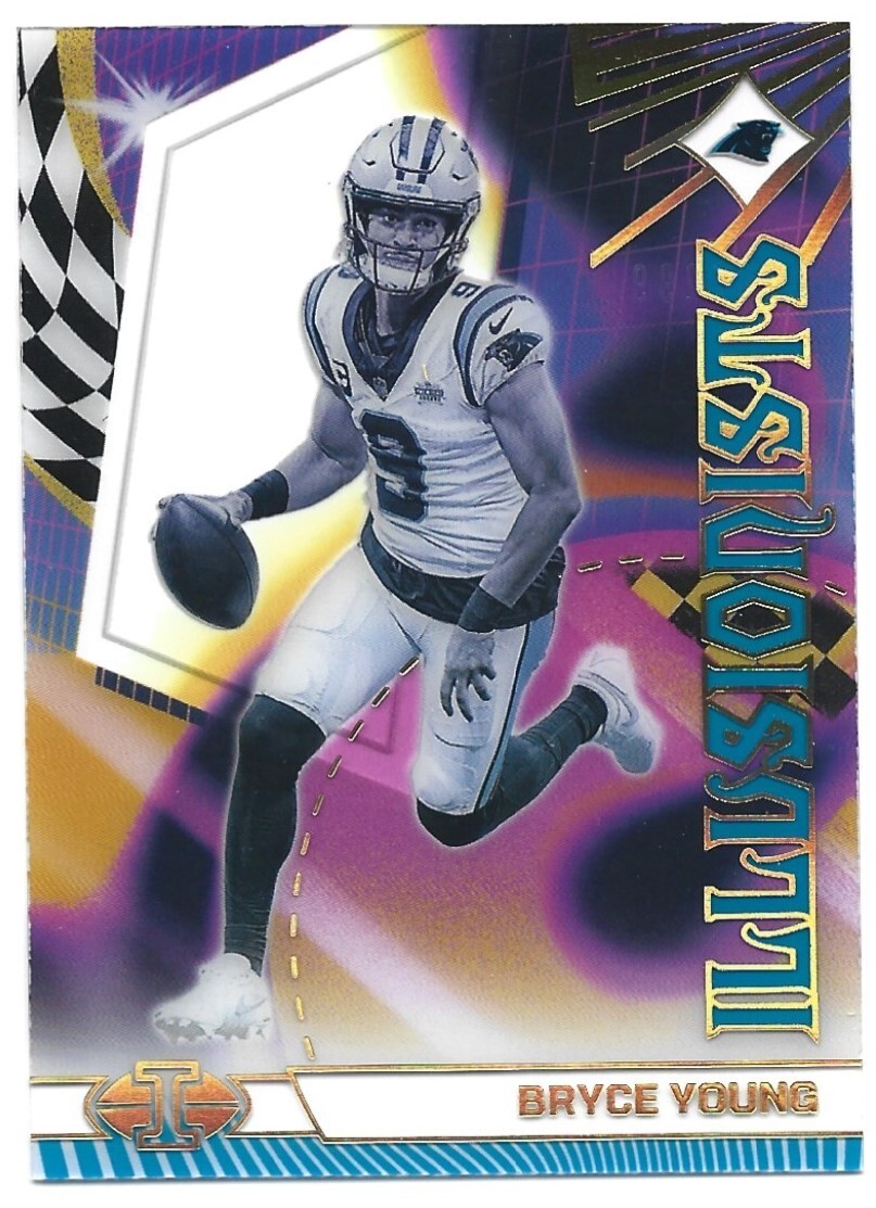 Bryce Young 2023 Panini Illusions #12 Illusionists RC Light Blue /299 Panthers