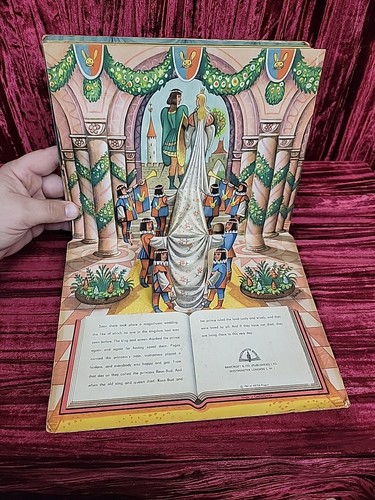 1961 V. KUBASTA POP-UP Sleeping Beauty Hardcover Published By Bancroft & Co. - Picture 10 of 10