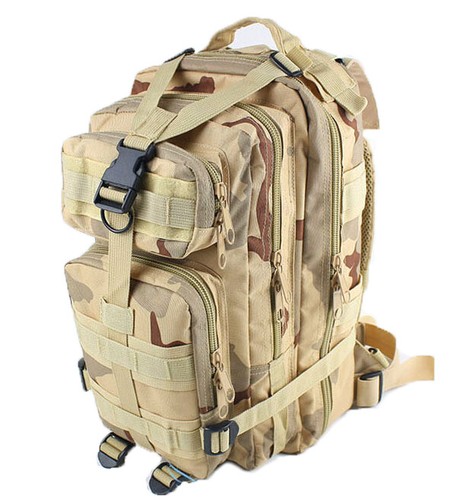 30L Outdoor Military Molle Tactical Rucksack Backpack Camping Hiking Sport Bag - Picture 20 of 29