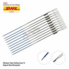 ANS OLYMPUS TYPE CUTTING LOOP MONOPOLAR 12 DEGREE Set of 10 