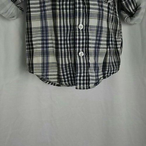 Baby Gap Long Sleeve Button Down Roll Up Tab Multi Color Girls Sz 4 years - Picture 3 of 8
