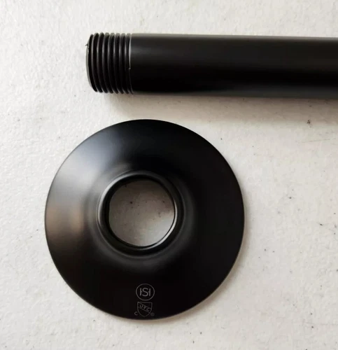 Signature Hardware SHSK85MB 8" Wall Mounted Shower Arm, Matte Black - Picture 2 of 3