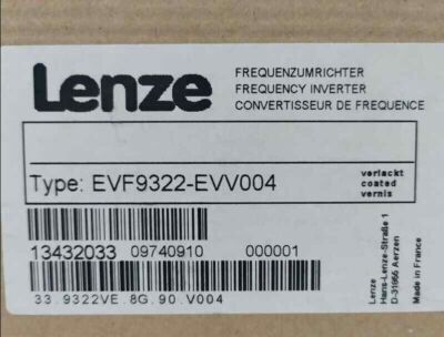 EVF9322-EVV004 NEW LENZE EVF9322EVV004 INVERTER With Safety Relay Terminal