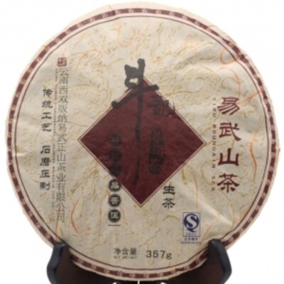 Pu-Erh tea,2007,Dovji,易武山茶Yiwu Mountain Tea,357g,Raw