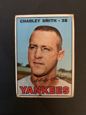 1967 Topps 257 Charley Smith - Yankees