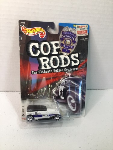 1999 Hot Wheels COP Rods Series 2 PHAETON Wichita, KS Real Riders 26608 !!!! - 第 1/3 張圖片