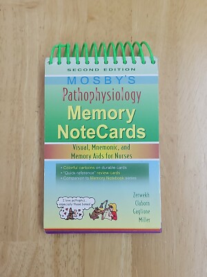 Mosby's Pathophysiology Memory NoteCards : Visual, Mnemonic, and Memory Aids fo 