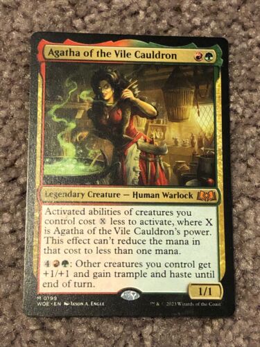 MTG Agatha of the Vile Cauldron (199/475) Wilds of Eldraine NM - Picture 1 of 2