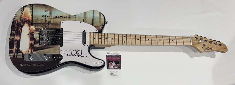 DAVE PIRNER SIGNED CUSTOM SOUL ASYLUM GRAVE DANCERS UNION GUITAR JSA COA