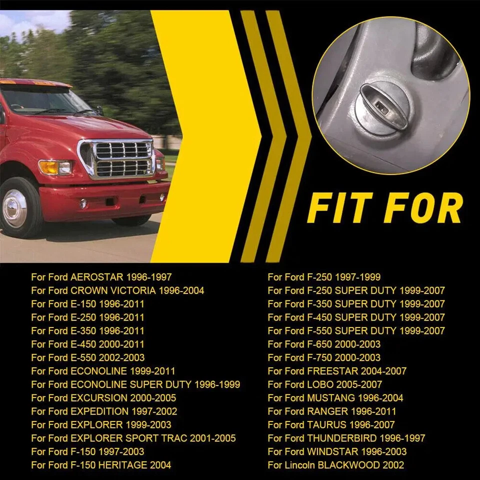 1PC Ignition Lock Cylinder & Keys for FORD Mazda Mercury 1L3Z11582A 1F2009012A — 第 4/4 张图片