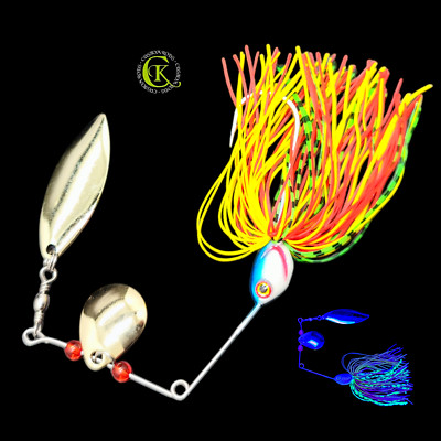 Spinnerbait 20g UV Chatterbait Spinbait Spinner Blinker Kunstköder Raubfisch NEU