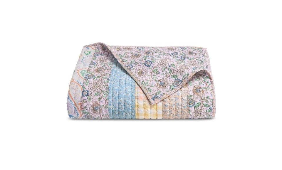 ¡Liquidación! Edredón Charter Club Spring Gingham Patchwork, King, Foto 3 de 4