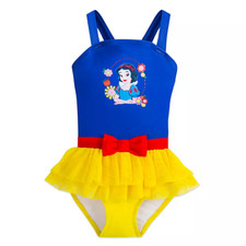Disney Store Princess Snow White 1 PC Swimsuit Girl Size 5/6