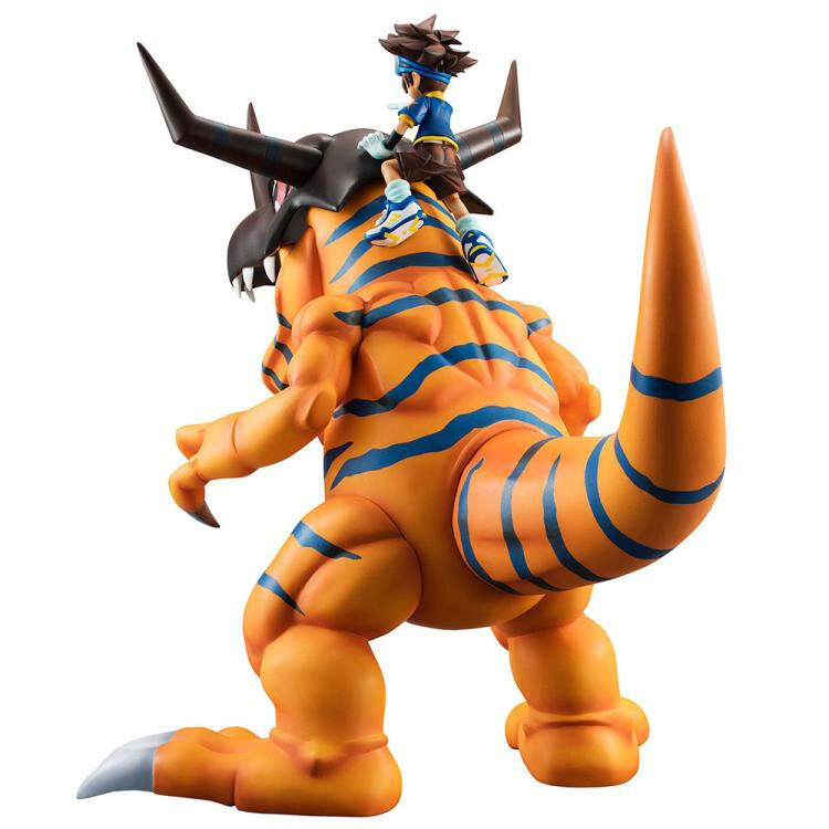 G.E.M. Digimon Adventure Greymon & Taichi Yagami figure Megahouse