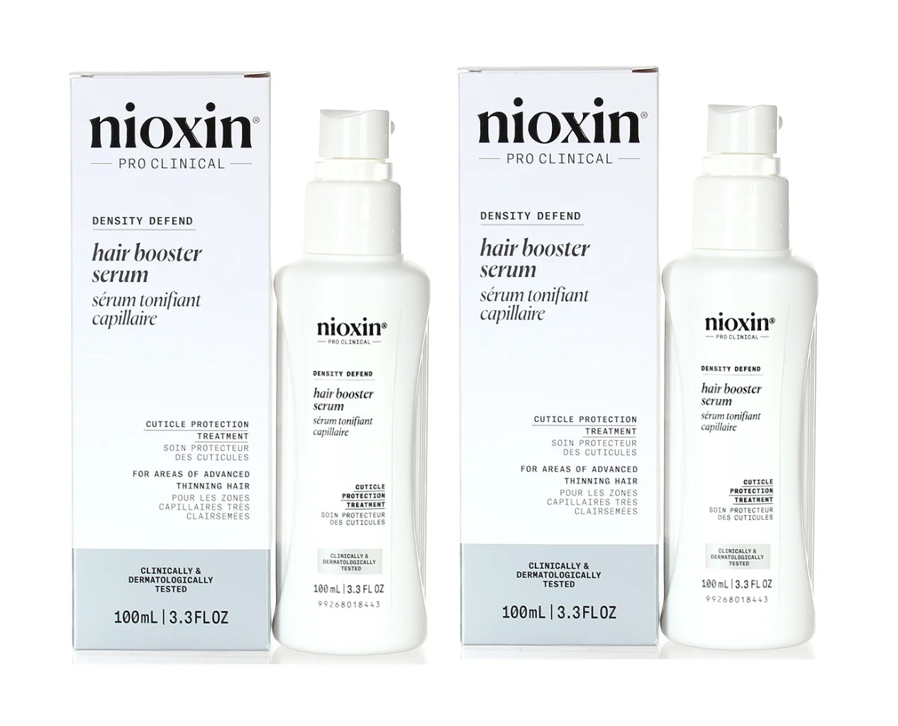 Сыворотка для укрепления волос Nioxin Density Defend 33 унции100 мл НОВАЯ В КОРОБКЕ 2 упаковки 10690₽