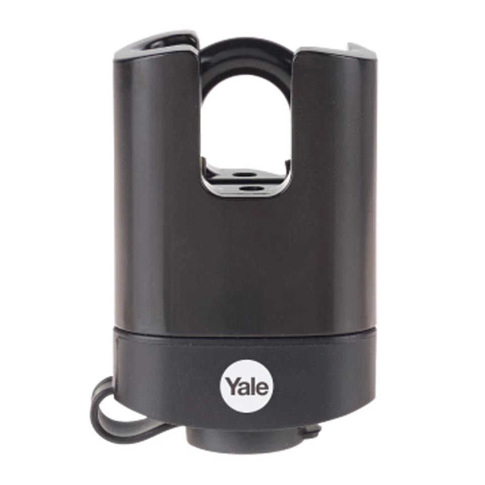 CLOSED SHACKLE PADLOCK Yale High Security Heavy Duty Tool Van Shed Weatherproof - Image 3 of 4