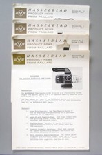 Hasselblad Product News Four Fact Sheets from Paillard 1968
