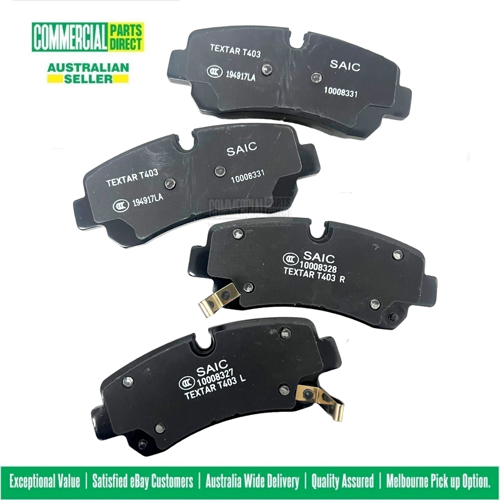 NEW GENUINE REAR BRAKE PAD SET (SINGLE WHEEL) for LDV V90 DELIVER 9 VAN