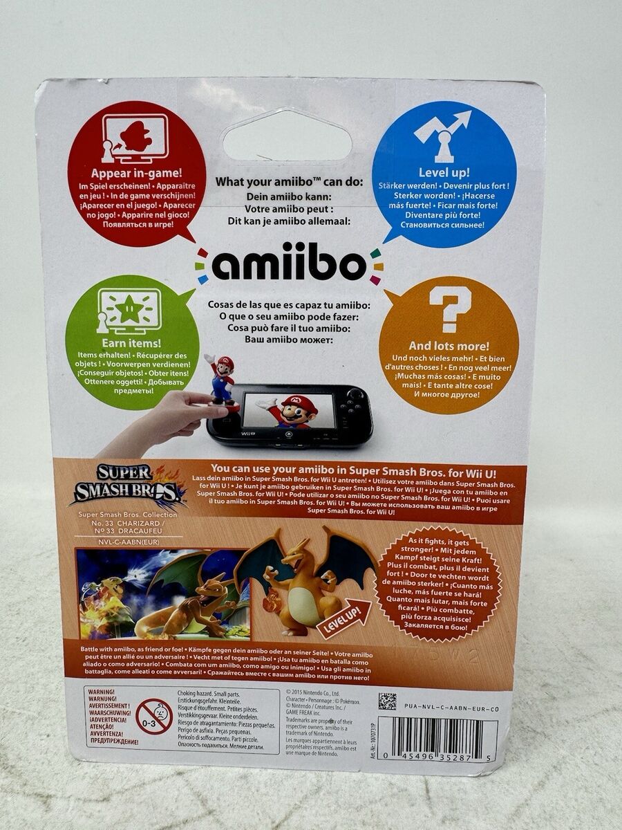 Charizard No.33 Amiibo - Super Smash Bros Collection New Charizard No.33 Amiibo - Super Smash Bros Collection New