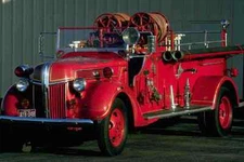 Metal Sign 780065 Seagrave Fire Engine Redlands California Fire Department U.S.A