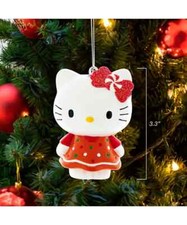 Hello Kitty, Sanrio, Kurt S. Adler Christmas Ornament, 3.5 Inch, 2024 NWT