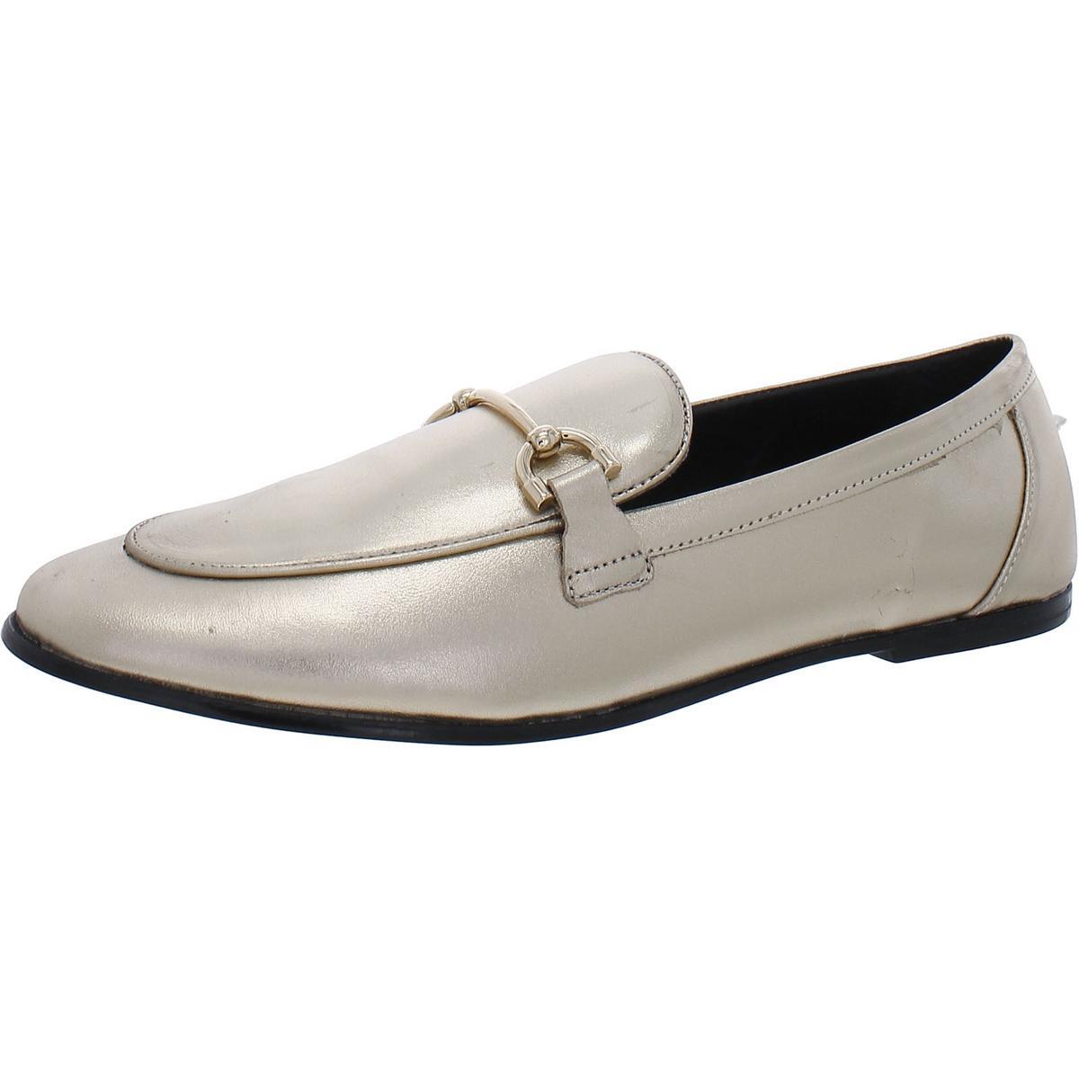 Женские мокасины из золотистой кожи MNG, размер 40, средний(B,M), BHFO 4821