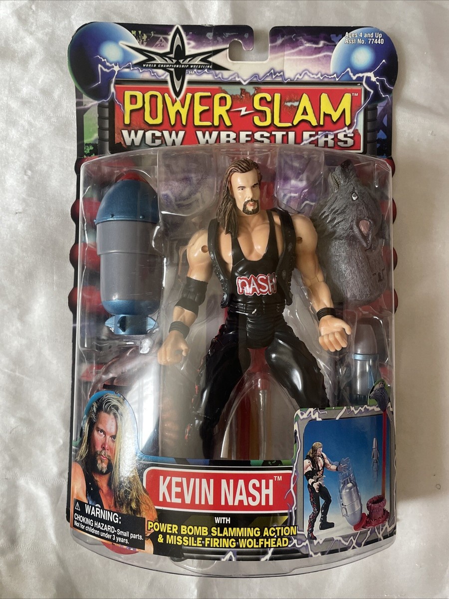 WWE POWER SLAM　WCW WRESTLERSフィギュア Hardcore Hak WCW Power Slam Wrestlers Action Figure New 2000