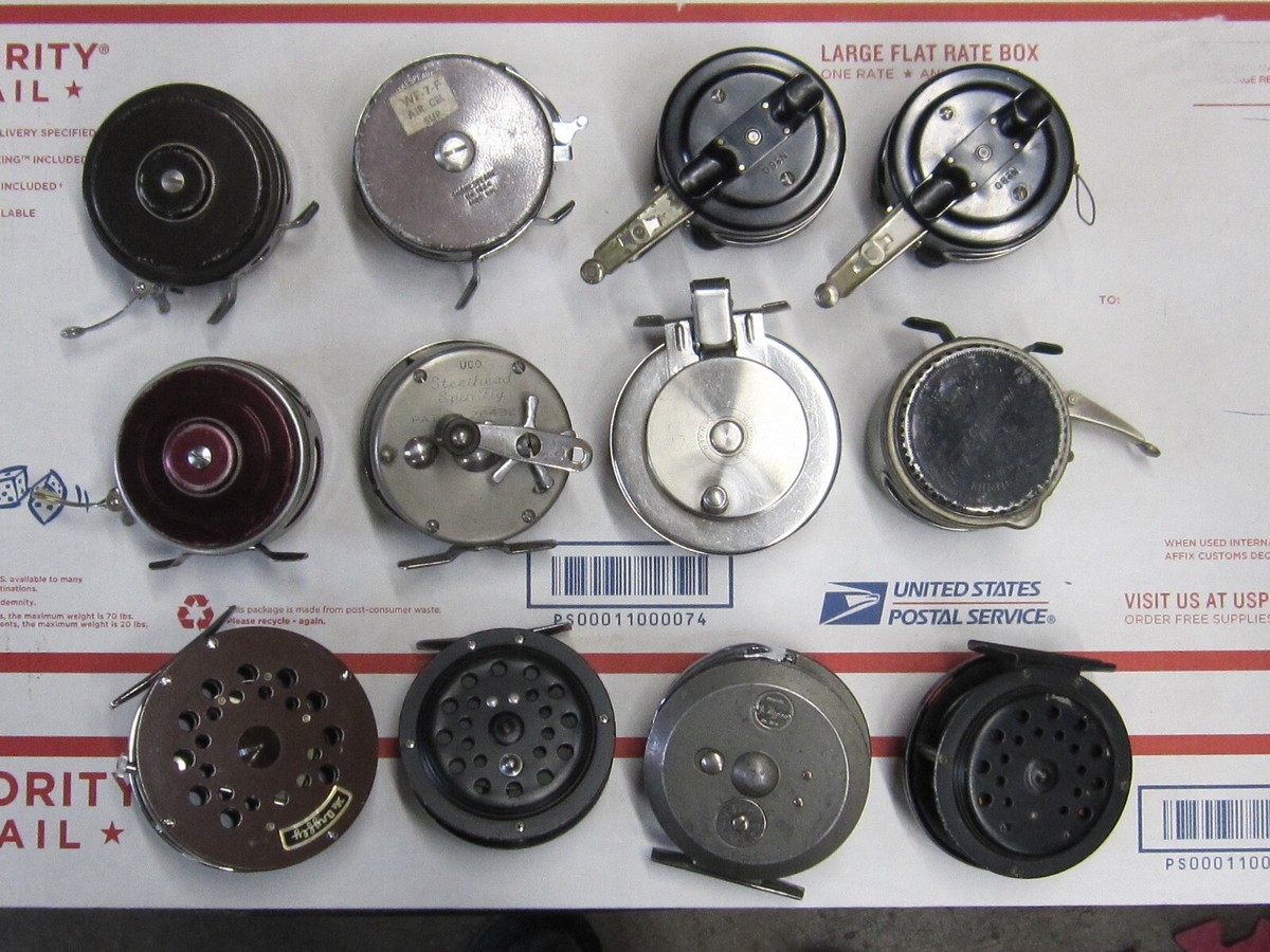 USA製　ヴィンテージ fly reel フライリール 箱付き レトロ USA製 ヴィンテージ fly reel フライリール 箱付き レトロ