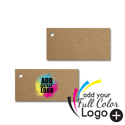 90 pcs Custom Printed Clothing Pricing Jewelry Hang Tags 1'' x 2''