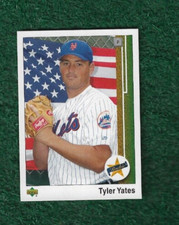 TYLER YATES - 2002 UD AUTHENTICS - ROOKIE CARD # 189 - METS - BRAVES - PIRATES. rookie card picture