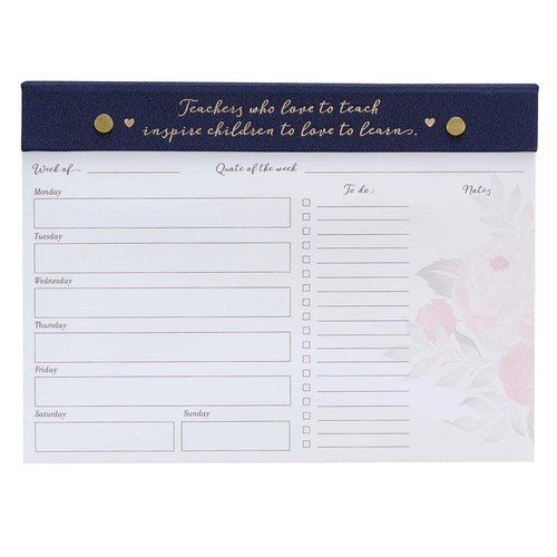 Undated Weekly Desktop Day Planner Calendar, Notes, To- Do List, 60 Tear-off  9781642722581 | eBay