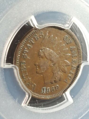 1869 Indian Head Cent PCGS VF35 2094.35/83951288 Exquisite Coin Rare - Picture 9 of 10