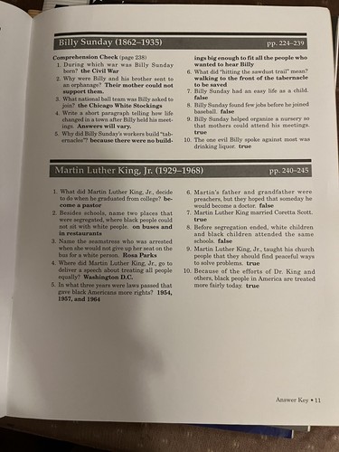 ABeka 3rd grade History Our American Heritage Answer Keys - 第 6/19 張圖片
