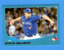 2013 Topps Update Wal-Mart Blue Border #US190 Steve Delabar Toronto Blue Jays