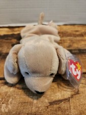 1998 RARE  RETIRED TY BEANIE BABY FETCH THE GOLDEN RETRIEVER PUPPY DOG 8" Tags
