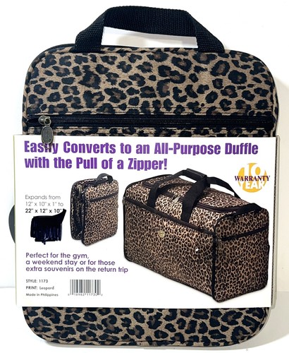 Ricardo Beverly Hills Leopard Tier wandelbare Reisetasche Reise Fitnessstudio