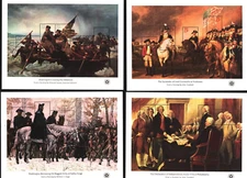 US Stamps Sc 1686-89, Bicentennial Souvenir Sheet Set , MNH CV$17.00 (510175)