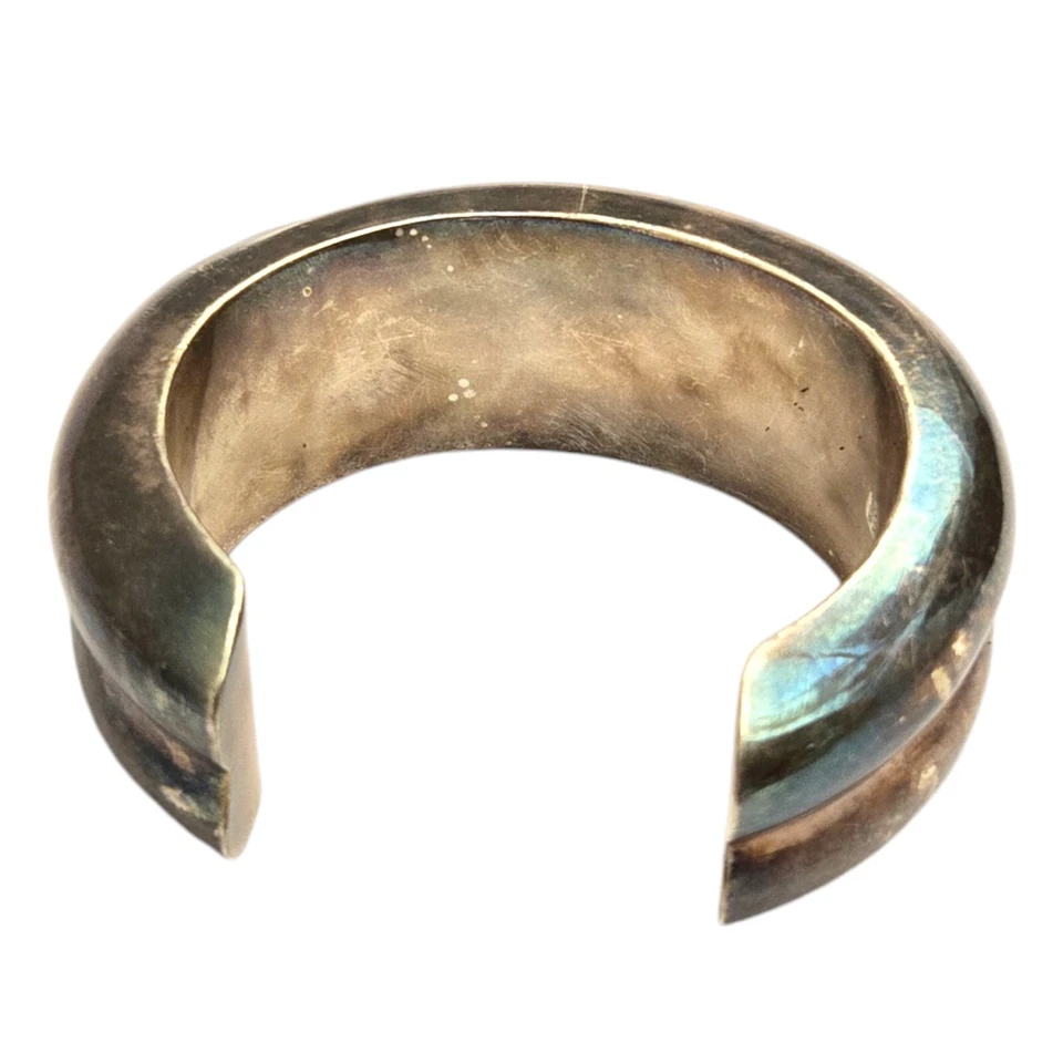 Important Vintage Zina Sherman Beverly Hills “Desert Wave” Cuff Bracelet - Image 2 of 4