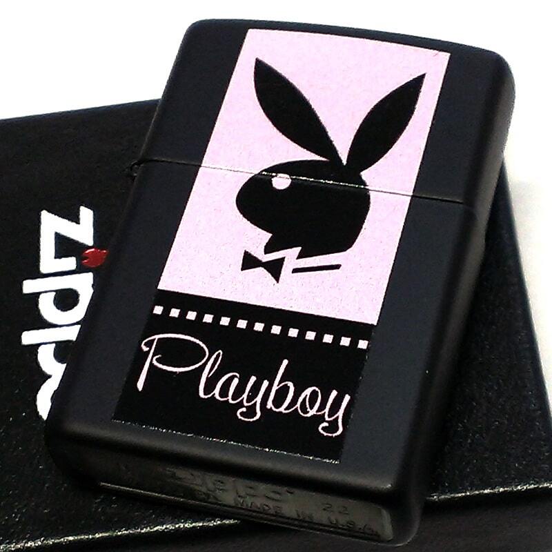 Playboy Pinkbunny Matte Black Brass Regular Case Japan