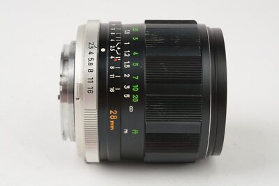 Minolta MC W.Rokkor-X SI 28mm F2.5 Lens for MD Mount, Caps, Hood